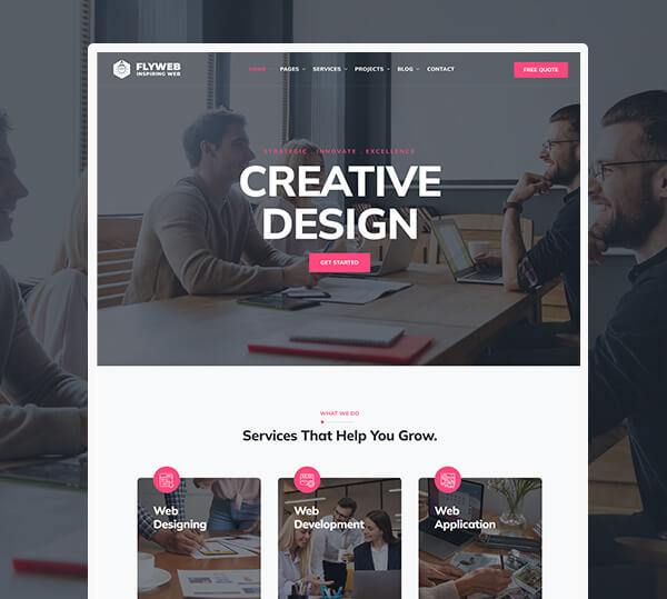 Web Design Agency WordPress Theme