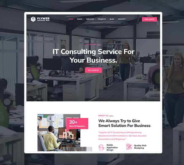 Web Design Agency WordPress Theme