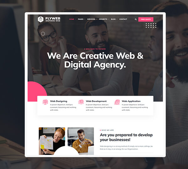 Web Design Agency WordPress Theme